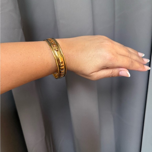 CHANEL vintage 1980s Bangle Bracelet with COA